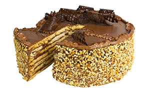 imagen de la tarta de galleta Napolitanas